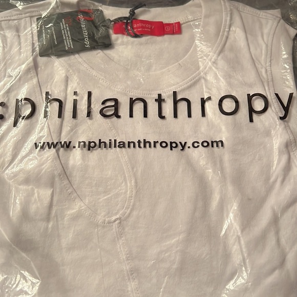 NWT N:PHILANTHROPY Troi Tank Cut-Out. White. 100% cotton. Small. - Picture 7 of 7
